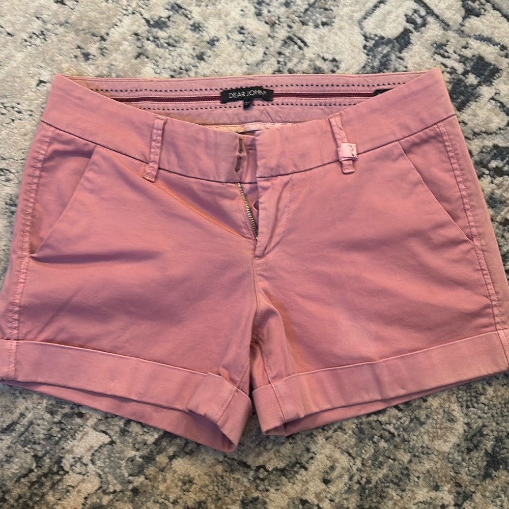 Dear John pink chino shorts